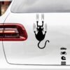 2d3fb8b8c6f6a3f8b06f9a99a802154c Sticker monstre accroché à la carrosserie