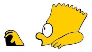 Sticker de volant Simpson